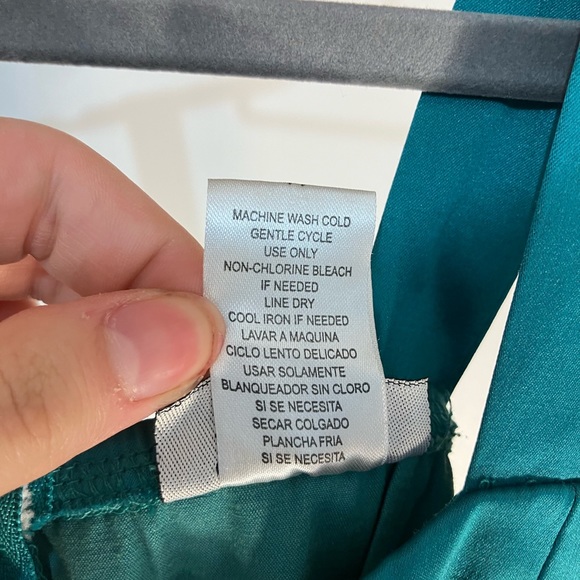 Turquoise Cocktail Dress - Picture 5 of 7